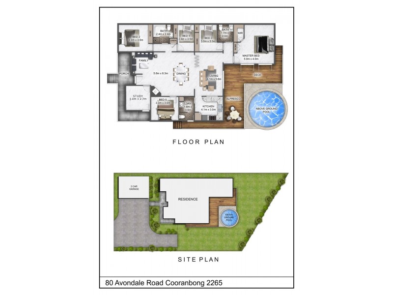 80 Avondale Road, Cooranbong NSW 2265 Floorplan