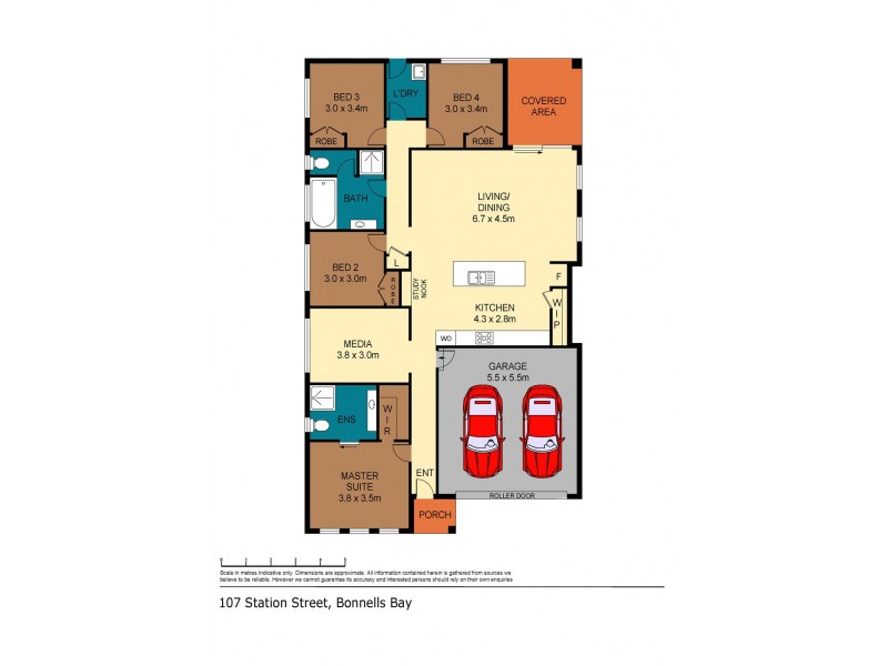 107 Station Street, Bonnells Bay NSW 2264 Floorplan