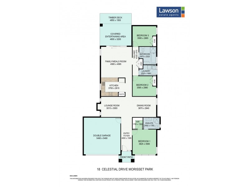 18 Celestial Drive, Morisset Park NSW 2264 Floorplan