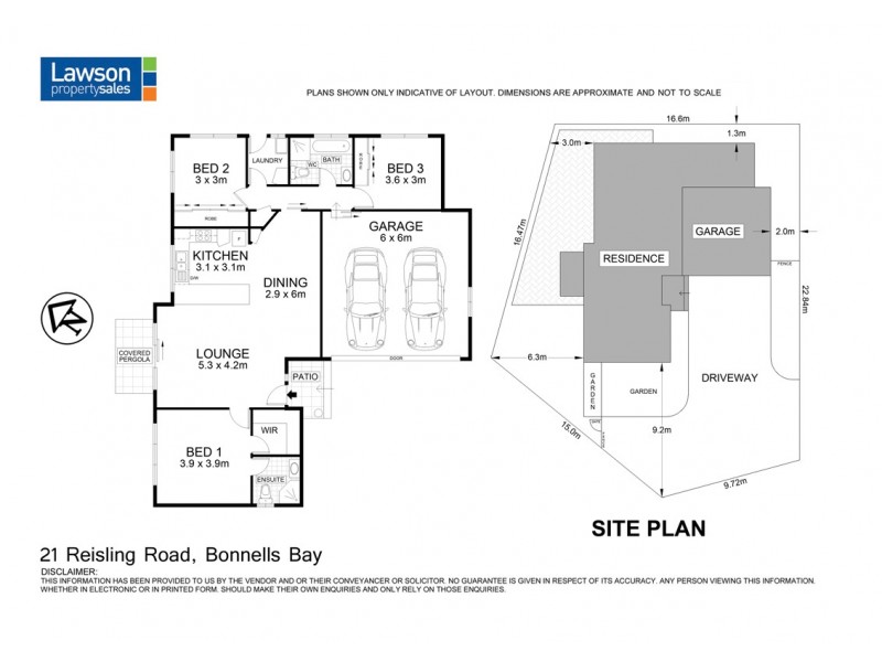 21 Riesling Road, Bonnells Bay NSW 2264 Floorplan