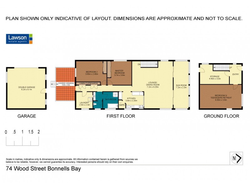 74 Wood Street, Bonnells Bay NSW 2264 Floorplan
