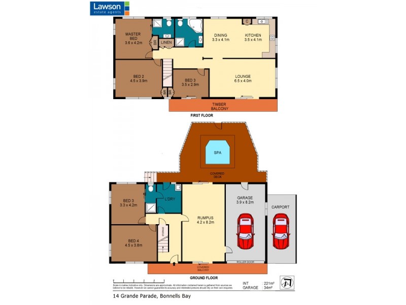 14 Grand Parade, Bonnells Bay NSW 2264 Floorplan