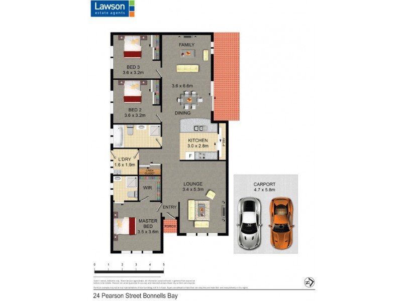 24 Pearson Street, Bonnells Bay NSW 2264 Floorplan