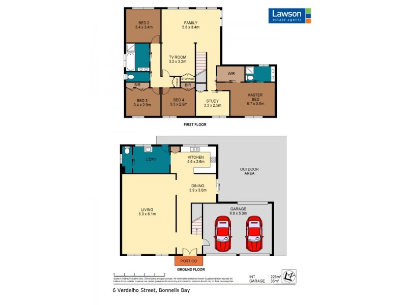 6 Verdelho Street, Bonnells Bay NSW 2264 Floorplan