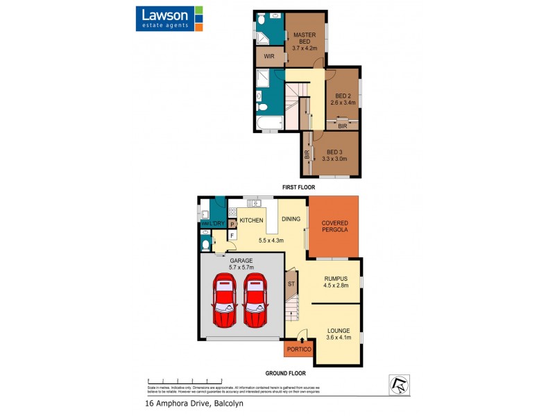 16 Amphora Drive, Balcolyn NSW 2264 Floorplan
