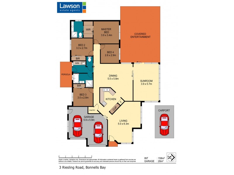 3 Riesling Road, Bonnells Bay NSW 2264 Floorplan
