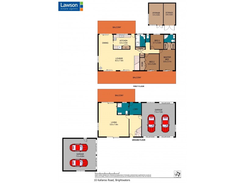 10 Kallaroo Road, Brightwaters NSW 2264 Floorplan