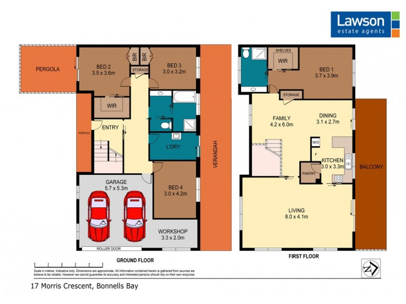 17 Morris Crescent, Bonnells Bay NSW 2264 Floorplan