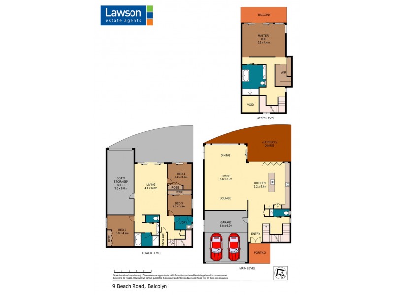 9 Beach Road, Balcolyn NSW 2264 Floorplan