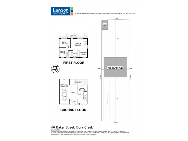 46 Baker Street, Dora Creek NSW 2264 Floorplan