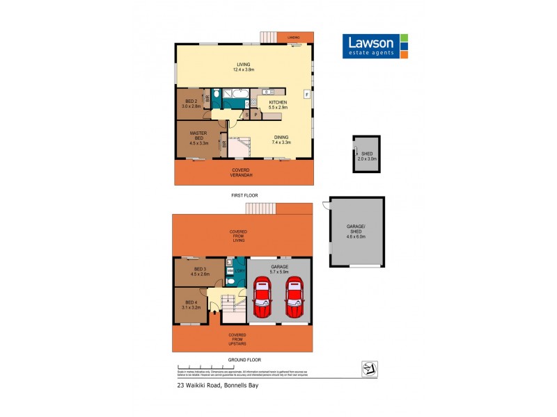 23 Waikiki Road, Bonnells Bay NSW 2264 Floorplan