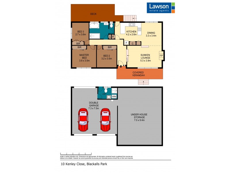 10 Kenley Close, Blackalls Park NSW 2283 Floorplan