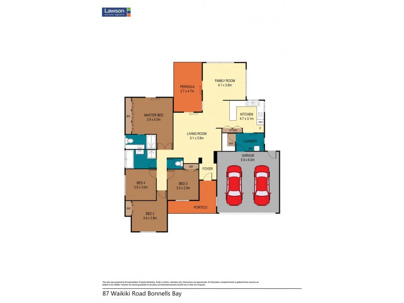 87 Waikiki Road, Bonnells Bay NSW 2264 Floorplan