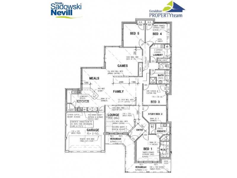 5 Wallabi Drive, Wandina WA 6530 Floorplan