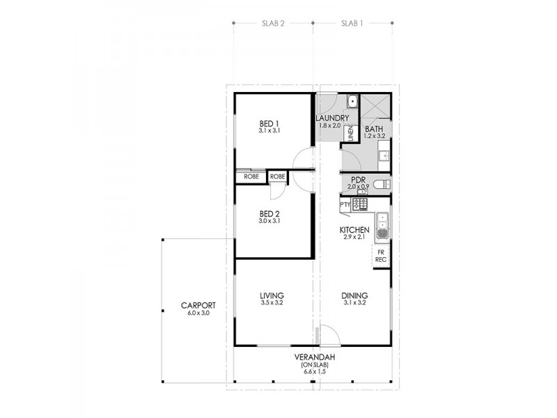 1/18 Bosley Street, Sunset Beach WA 6530 Floorplan