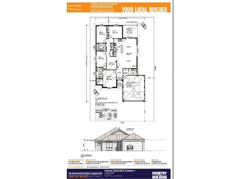 4 Brockagh Drive, Utakarra WA 6530 Floorplan