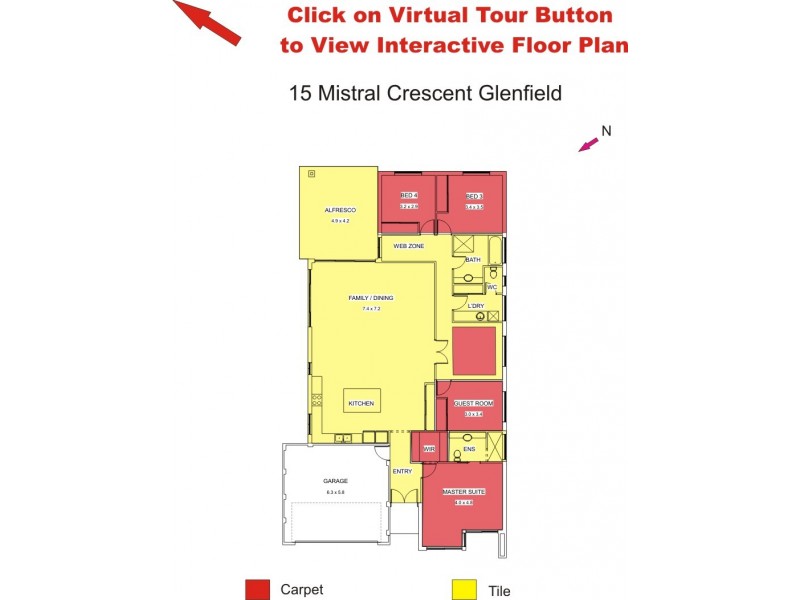 15 Mistral Crest, Drummond Cove WA 6532 Floorplan