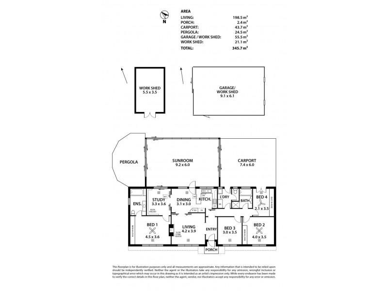 243B (53) Debneys Road, Norton Summit SA 5136 Floorplan