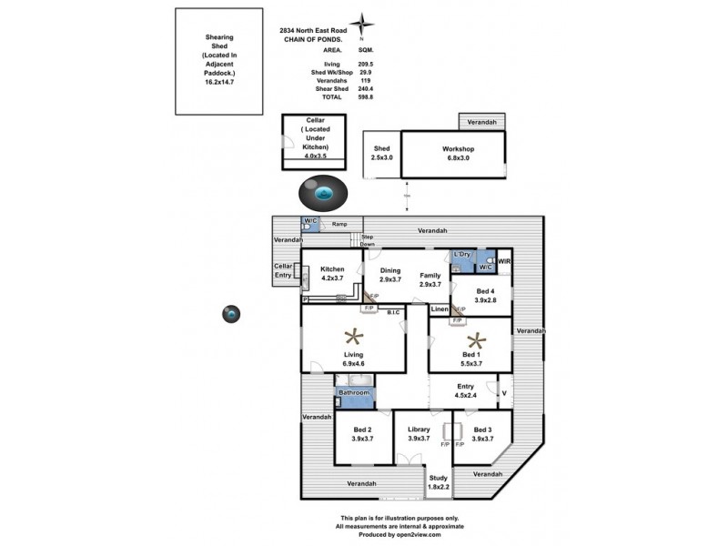 2834 North East Rd, Chain Of Ponds SA 5231 Floorplan