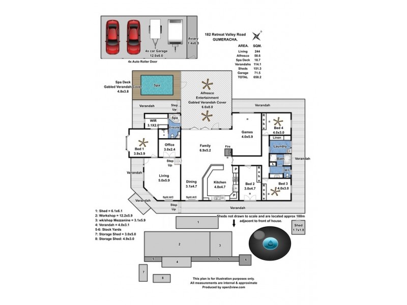 182 Retreat Valley Road, Gumeracha SA 5233 Floorplan