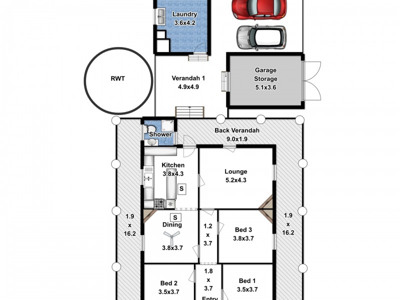 589 Cudlee Creek Road, Lobethal SA 5241 Floorplan