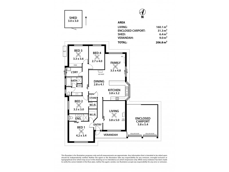 12 Gardenia Drive, Woodside SA 5244 Floorplan