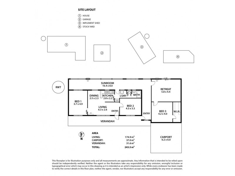 13 Ambulance Road, Verdun SA 5245 Floorplan