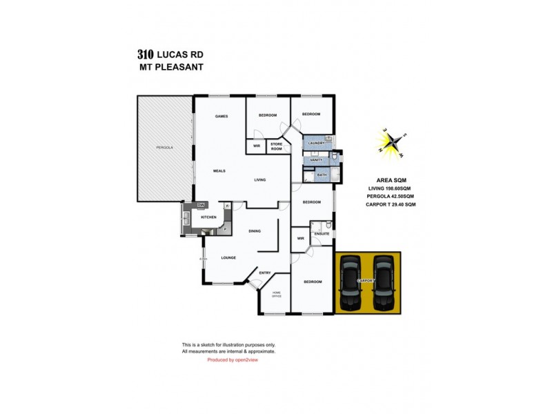 310 Lucas Rd, Mount Pleasant SA 5235 Floorplan