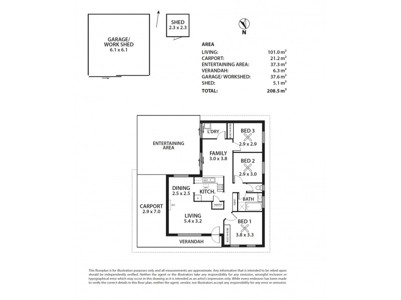 50 Grevillea Way, Woodside SA 5244 Floorplan