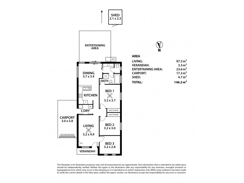 2/24 Jacaranda Drive, Woodside SA 5244 Floorplan