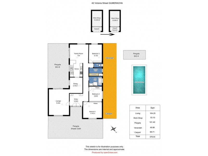 42 Victoria St, Gumeracha SA 5233 Floorplan