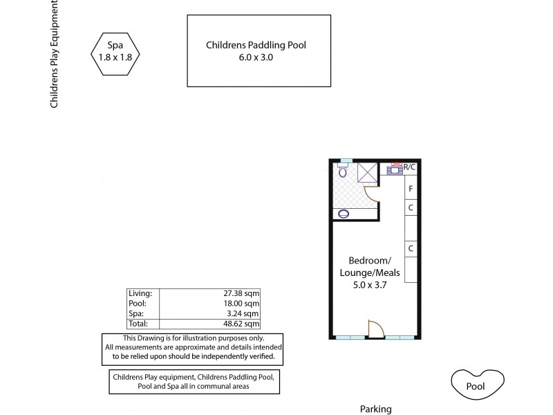 Unit 12/18 Moseley Street, Glenelg SA 5045 Floorplan