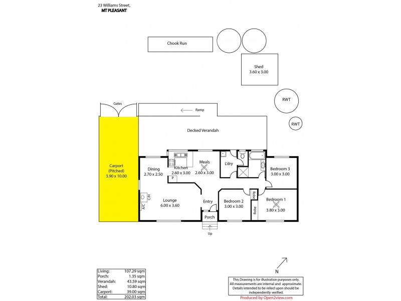 23 William Street, Mount Pleasant SA 5235 Floorplan