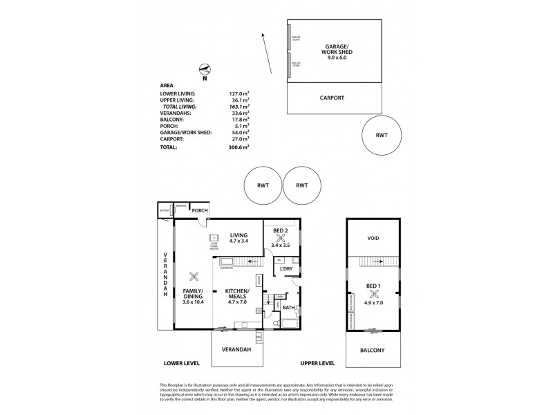 498 The Glen Road, Harrogate SA 5244 Floorplan