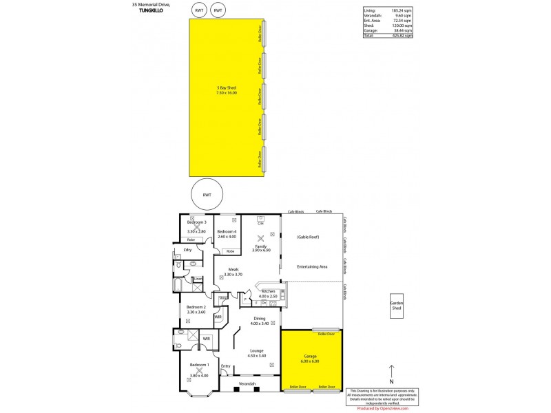 35 Memorial Drive, Tungkillo SA 5236 Floorplan