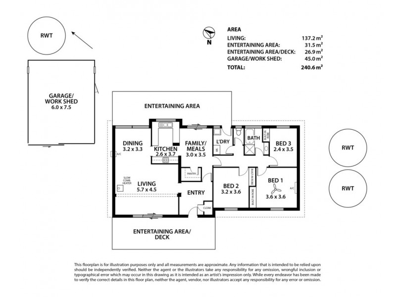 129 Five Bob Road, Woodside SA 5244 Floorplan