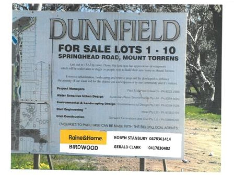 1 Lots 1-10 Springhead Road, Mount Torrens SA 5244