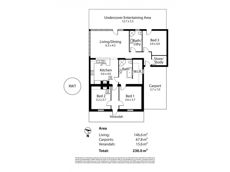 28 Elizabeth Street, Oakbank SA 5243 Floorplan