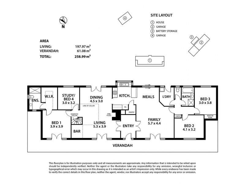 66 Bell Springs Road, Charleston SA 5244 Floorplan