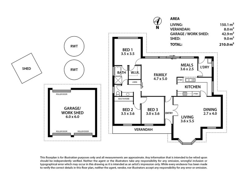 108 Cave Ave, Bridgewater SA 5155 Floorplan