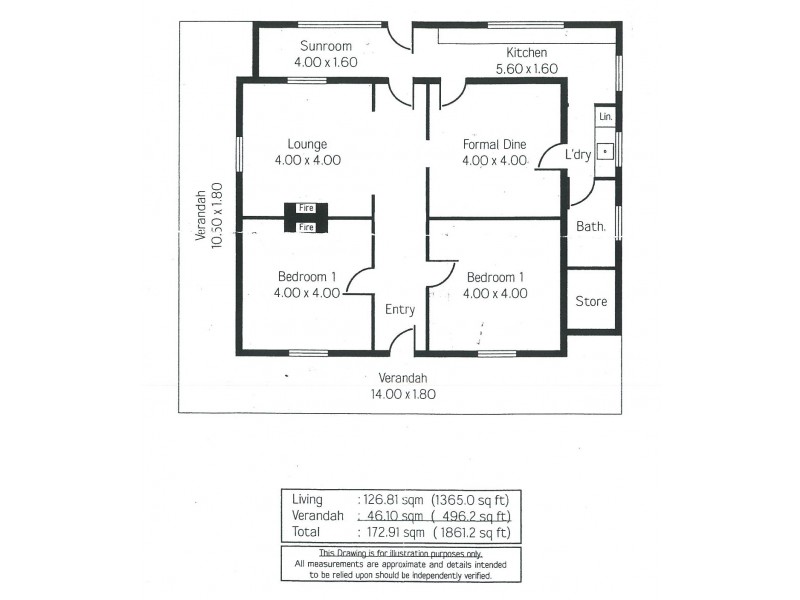 619 Longwood Road, Bradbury SA 5153 Floorplan