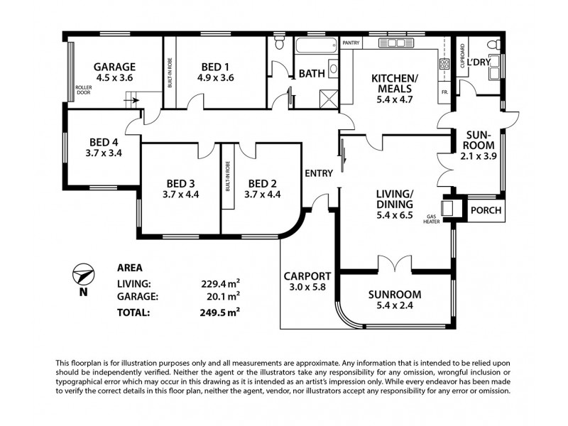 47 Moffett Street, Woodside SA 5244 Floorplan