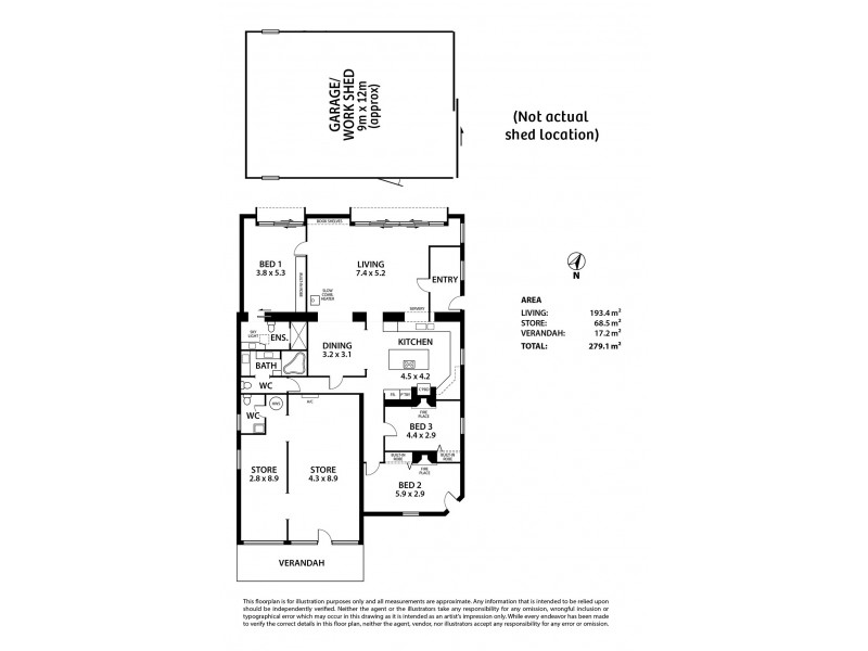 231 Onkaparinga Valley Road, Oakbank SA 5243 Floorplan