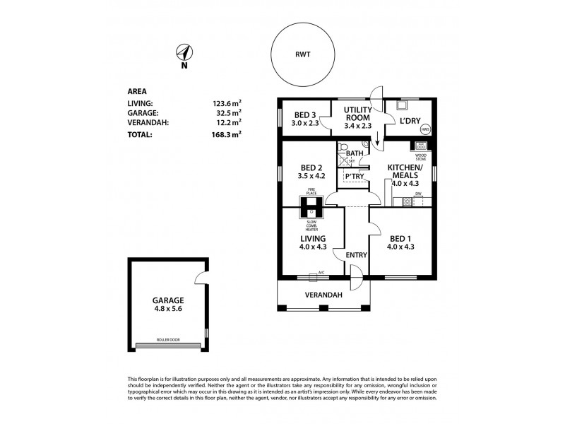 409 Harrogate Road, Brukunga SA 5252 Floorplan