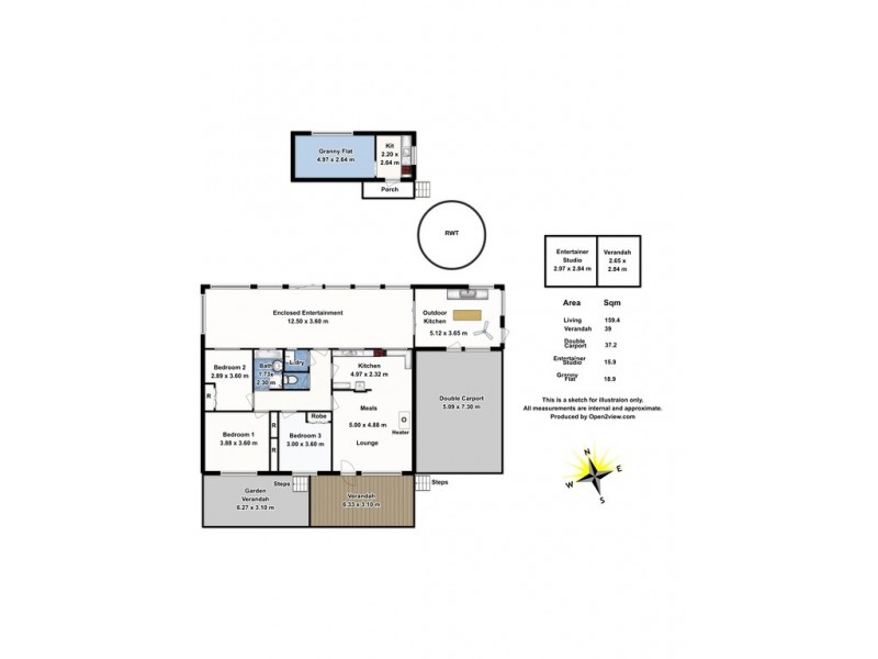100 Black Snake Road, Birdwood SA 5234 Floorplan