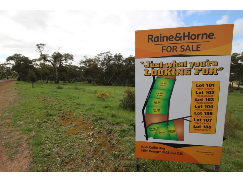 Lots 102 and 104 Eucalyptus Drive, Coulta SA 5607