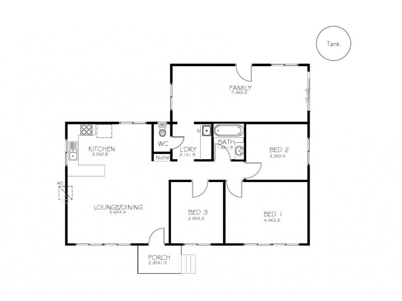 16 Ocean Ave, Port Lincoln SA 5606 Floorplan