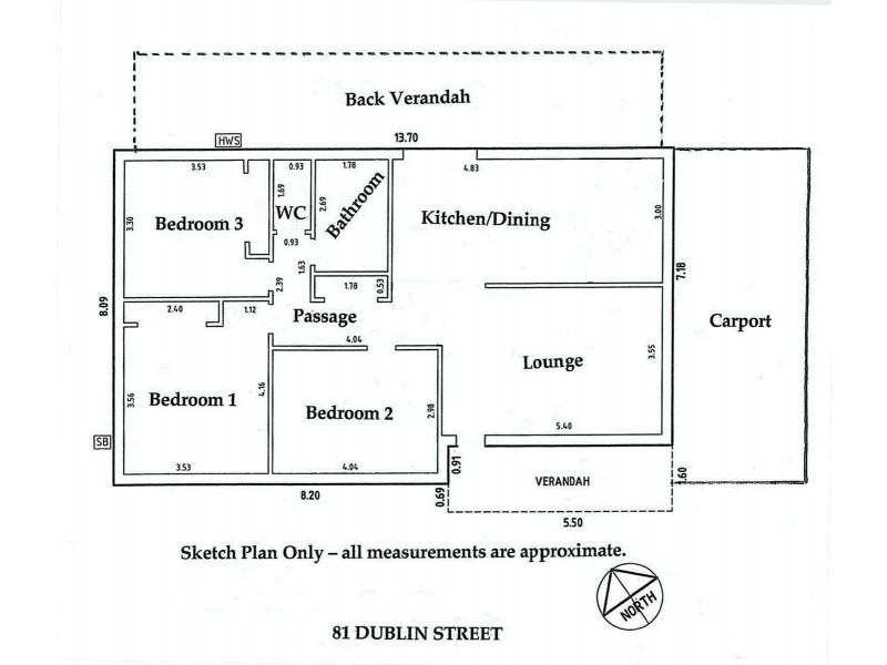 81 Dublin Street, Port Lincoln SA 5606 Floorplan