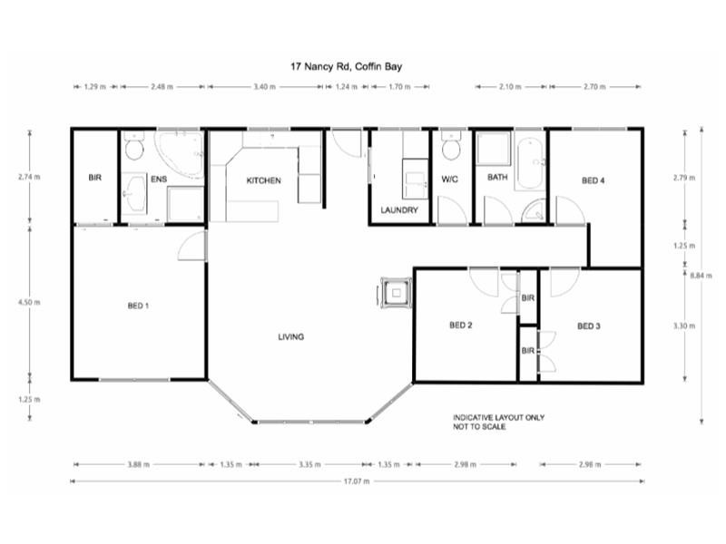 17 Nancy Road, Coffin Bay SA 5607 Floorplan