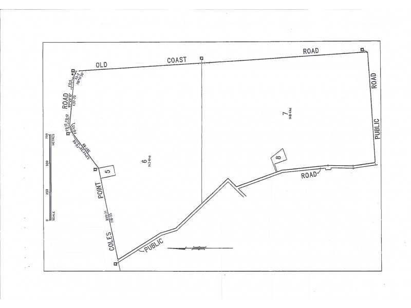 Lot 6 and 7 Hundred of Warrow, Coles Point via, Port Lincoln SA 5606 Floorplan